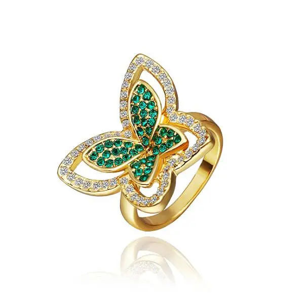 Acessorios Para Mulher Engagement Rings Butterfly Green Aliancas Bijoux Femme215 1