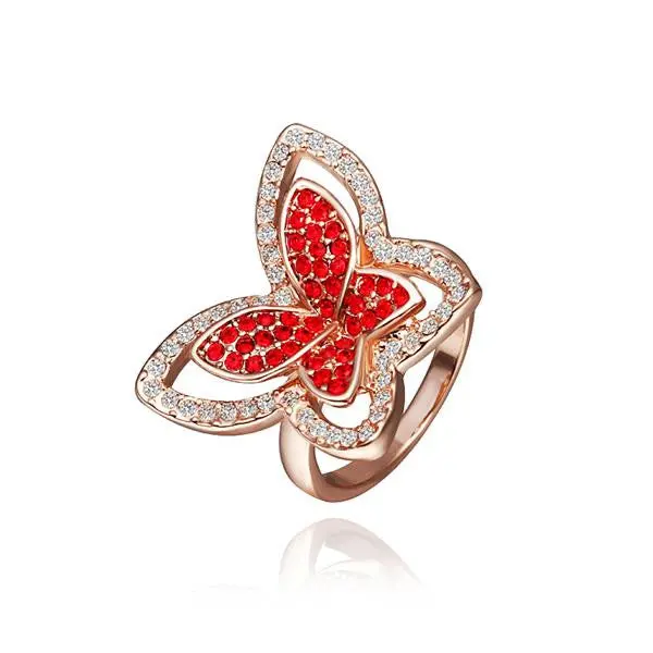 Acessorios Para Mulher Engagement Rings Butterfly Green Aliancas Bijoux Femme215 4