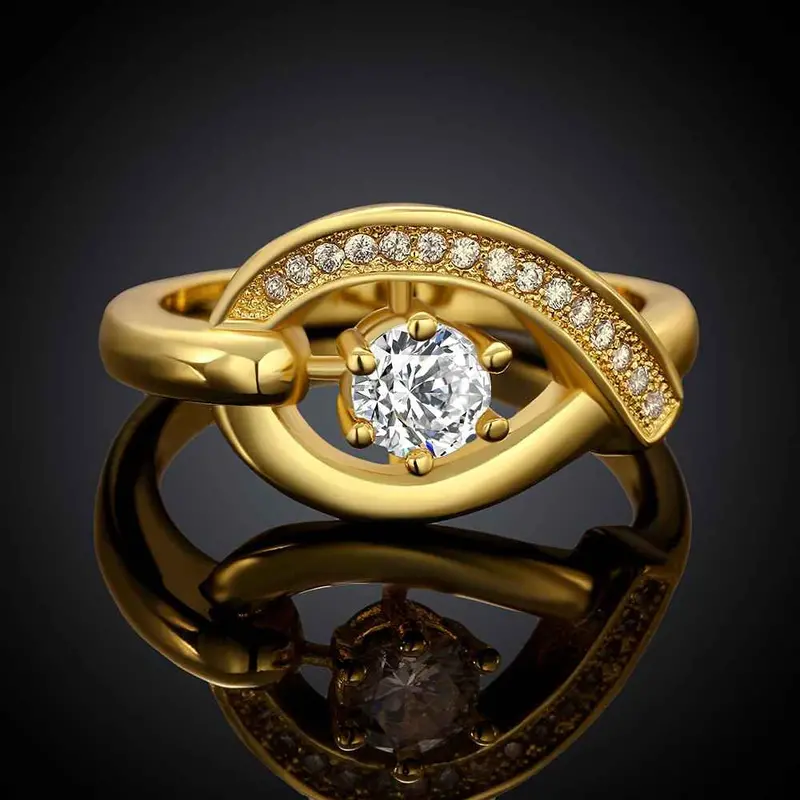 Acessorios Para Mulher Engagement Rings Insets O Shape Anel De Ouro Jewerly Accessories Skgr 81 1
