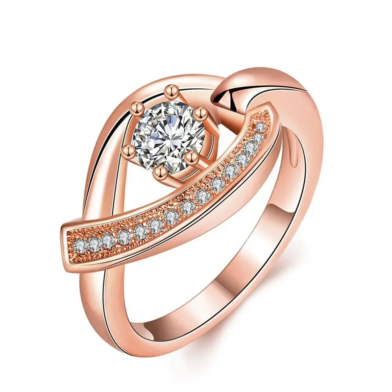 Acessorios Para Mulher Engagement Rings Insets O Shape Anel De Ouro Jewerly Accessories Skgr 81 3