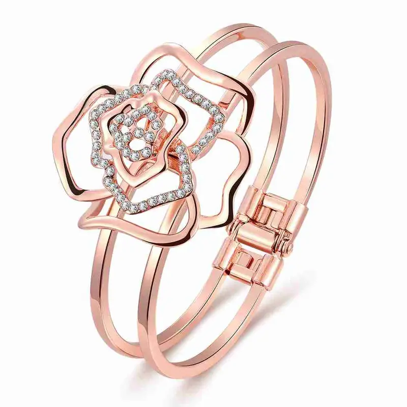 Acessorios Para Mulher Friendship Bangle Irregular Hollow Flower Women Bracelet Bijouterie Hbz 16 1