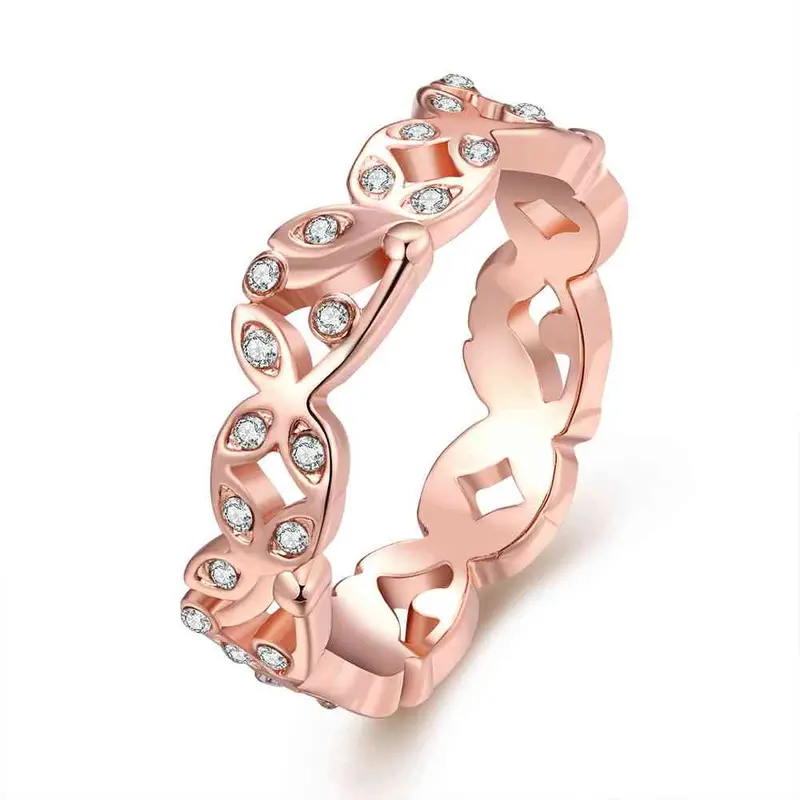 Acessorios Para Mulher Rings For Men Hollow Linear Crystal Anel De Ouro Fine Jewelry316 3