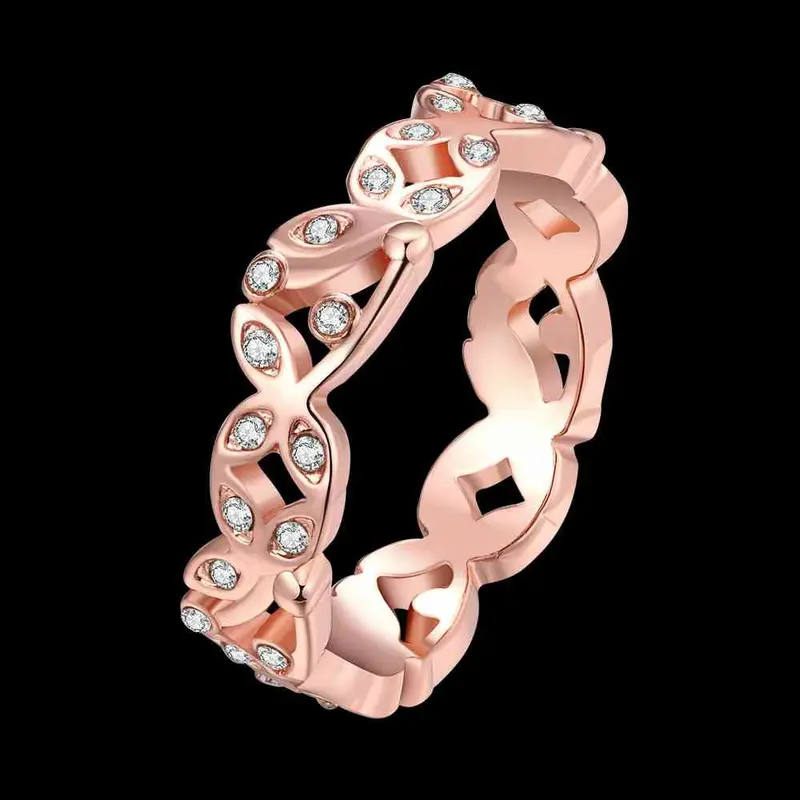 Acessorios Para Mulher Rings For Men Hollow Linear Crystal Anel De Ouro Fine Jewelry316 4