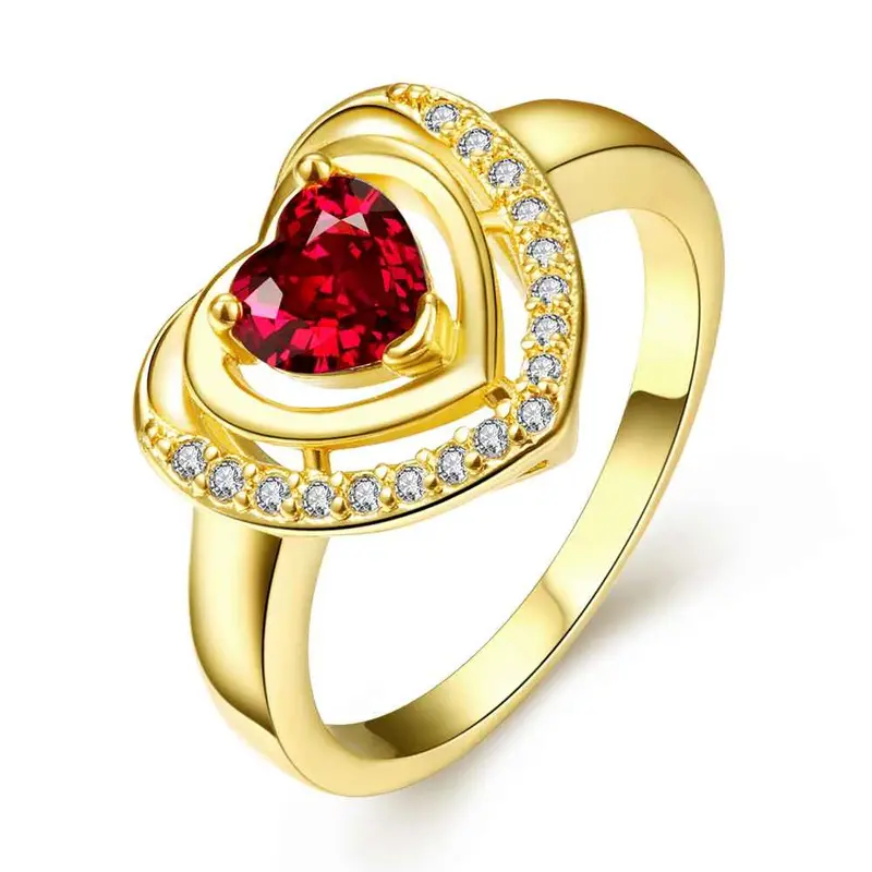 Acessorios Para Mulher Rings Insets Triangle Opal Ruby Jewelry159 4