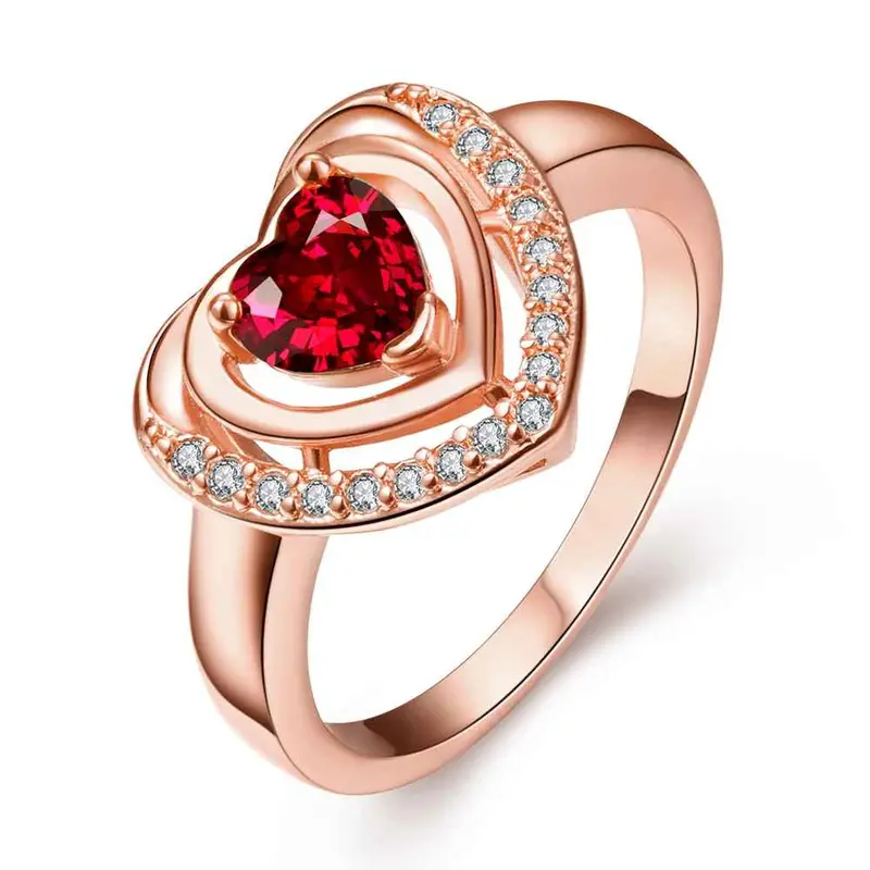 Acessorios Para Mulher Rings Insets Triangle Opal Ruby Jewelry159 5