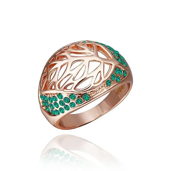 Acessorios Para Mulher Rings Leaf Blue Bague Horloge259 1