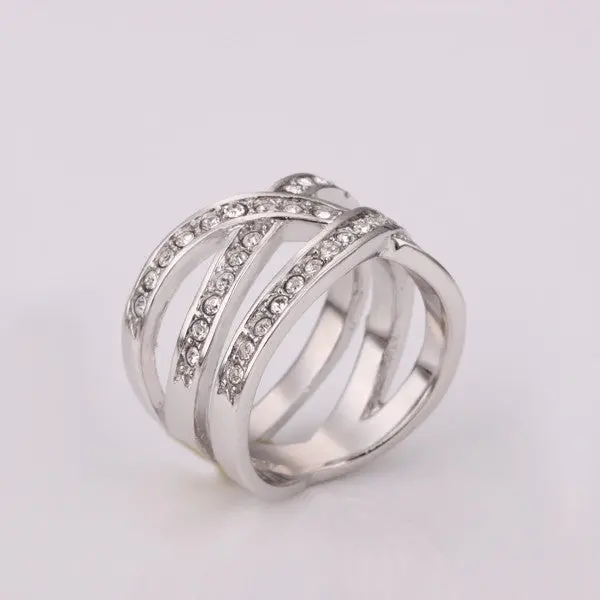 Acessorios Para Mulher Wedding Rings Loom Platinum Plated Anel Masculino Bone253 6