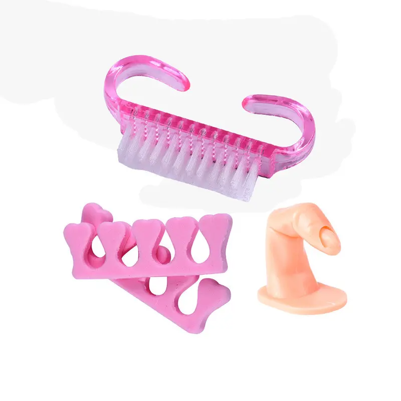Acrylic Powder Glitter Nail Art Brush False Finger Pump Nail Art Tools Kit Set Nail Tools Decoration 2