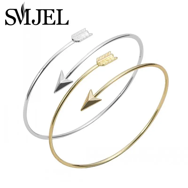 Adjustable Arrow Bangle Cuff Tiny Gold Arrow Bangle Jewelry Bracelet 30Pcs-G016 1
