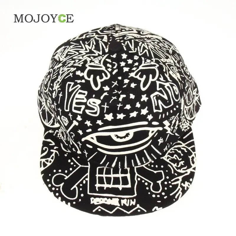 Adjustable Fashion Night Lighted Hip-Hop Hat Outdoor Luminous Baseball Hat Print Sports Baseball Cap 2