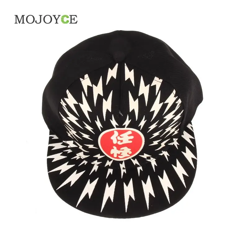 Adjustable Fashion Night Lighted Hip-Hop Hat Outdoor Luminous Baseball Hat Print Sports Baseball Cap 6