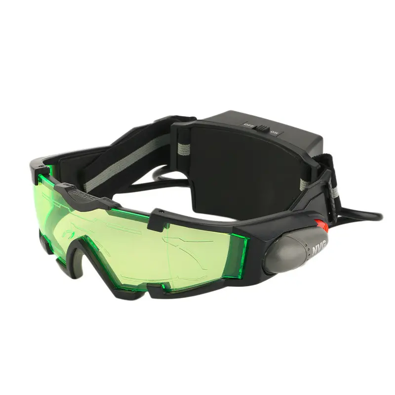 Adjustable Led Night Vision Goggles With Flip-Out Lights Eye Lens Glasses 1