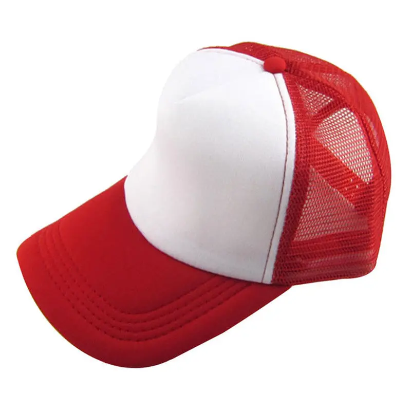 Adult Casual Hat Solid Men Women Cap Baseball Caps Hat Trucker Mesh Blank Visor Hat Adjustable 1