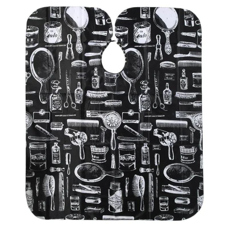 Adult Hairdressing Button Down Hair Cut Salon Hairstylist Barber Gown Wraps Cape Cloth Styling Tools 1