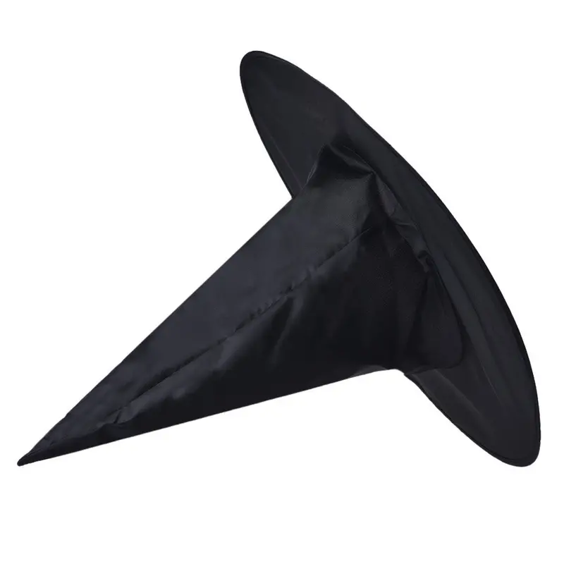 Adult Men Women Black Cap Witch Hat For Halloween Costume Parties Carnivals Party Accessory 2