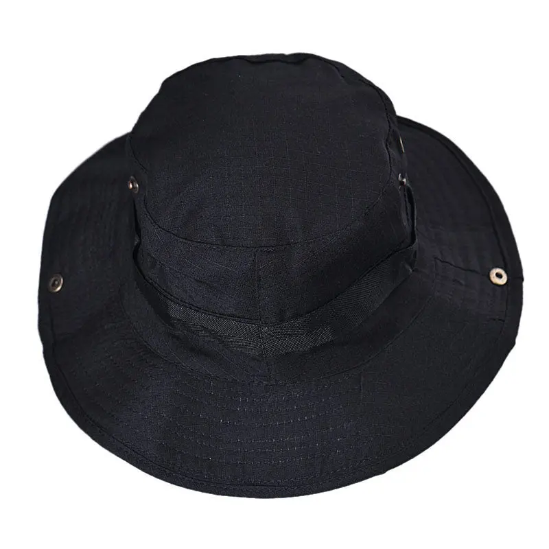 Adult Men Women Cap Bucket Hat Sun Hats Wide Cap Brim Military Hat 3