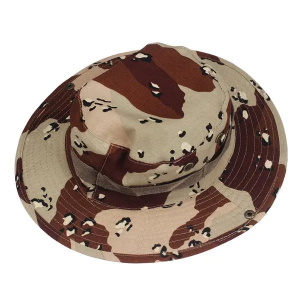Adult Men Women Cap Bucket Hat Sun Hats Wide Cap Brim Military Hat 4