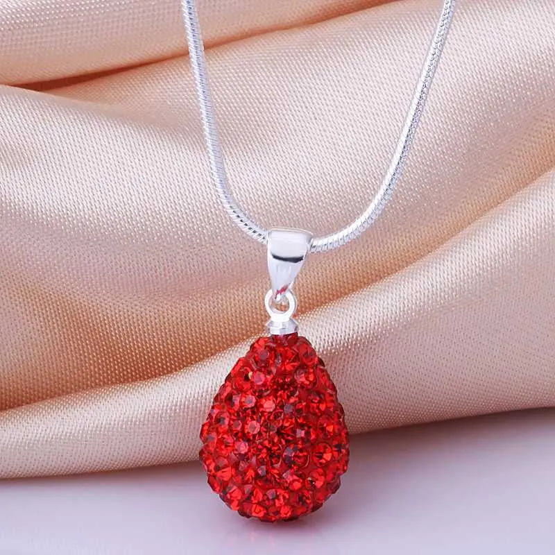 African Beads Necklaces & Pendants Red Crystal Collier Plastron Costume Jewellery 1