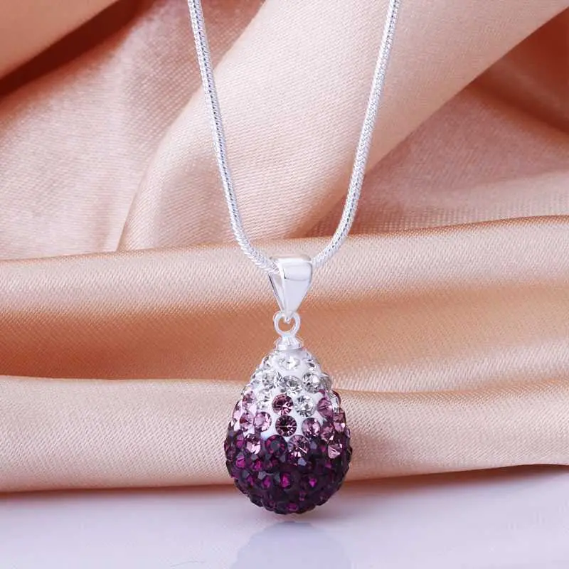 African Beads Necklaces & Pendants Violetta Crystal Colar Feminino Personalized 1
