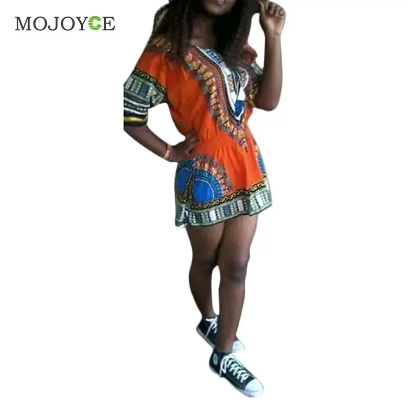 African Dashiki Shirt Kaftan Boho Dress Vestidos Vintage Women Dress Hippe Gypsy Festival Autum Tops Dress Vestido De Festa 1