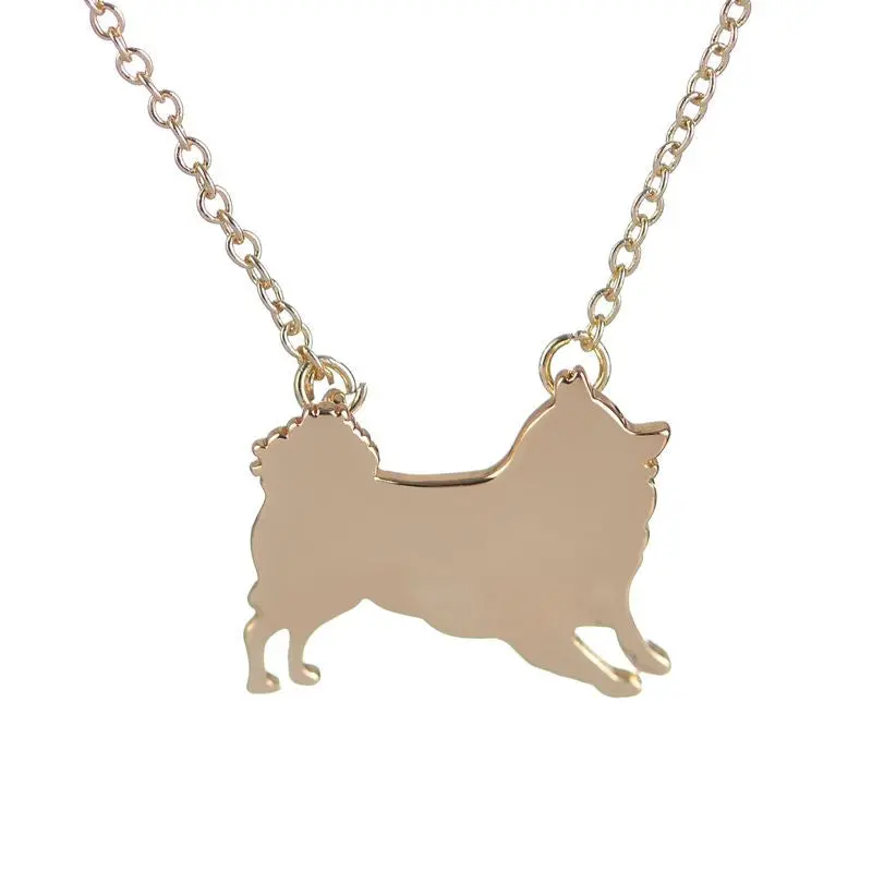 Alaska Dog Necklace Cute Pomeranian Dog Animal Necklace Pendant Party Gifts Necklace N207 1
