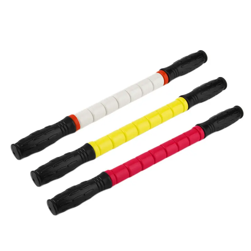 Allaying Tiredness 18" Yoga Exercise Roller Leg Body Back Muscle Trigger Point Massager Stick Eliminate Fat Lose Weight 2