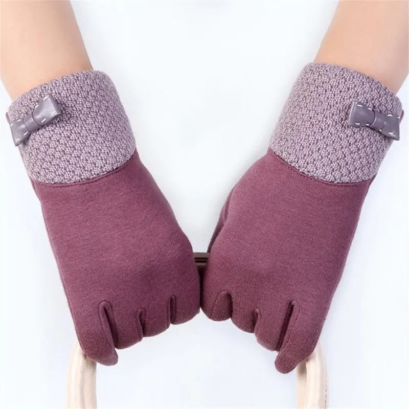 Amazing 2 Styles Beautiful Candy Colors Fashion Womens Girls Screen Outdoor Sport Warm Gloves 5