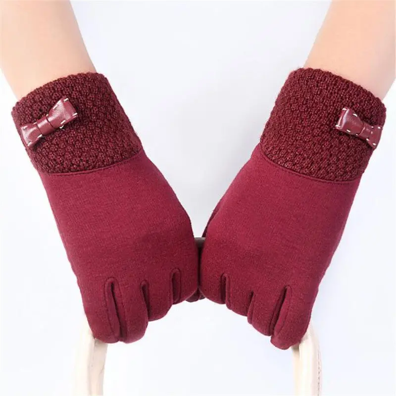 Amazing 2 Styles Beautiful Candy Colors Fashion Womens Girls Screen Outdoor Sport Warm Gloves 6