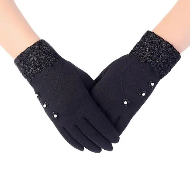 Amazing 3 Styles Beautiful Candy Colors Fashion Womens Girls Screen Outdoor Sport Warm Gloves 1