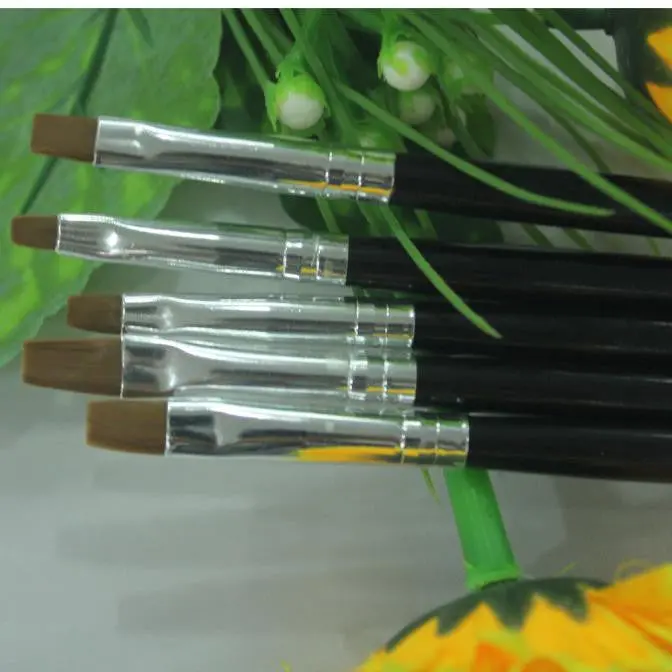Amazing 5Pcs Black Nail Art Designer Pen Nail Tools 1