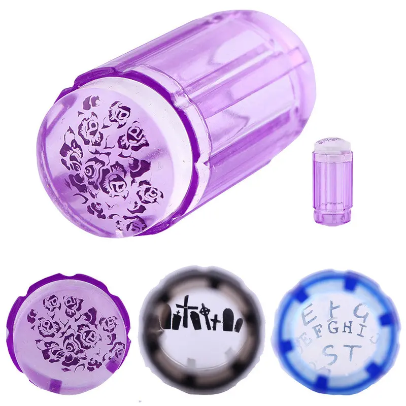 Amazing Nail Art Stamping Stamper Scraper Image Plate Manicure Print Tool Diy 3 Colors Sale 1