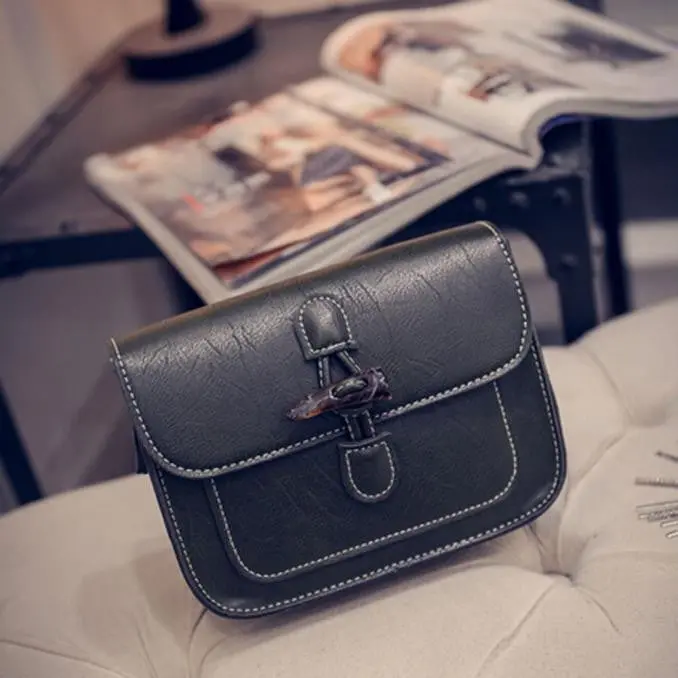 Amazing Women Girls Leather Hbag Cross Body Shoulder Messenger Bag Flap 3