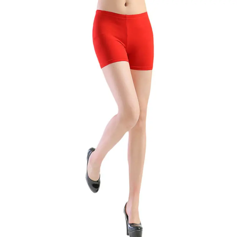 Amazing Women Safety Underwear Belly Dance Tight Candy Color Underpants Ladies Boyshort Safety Pants 5