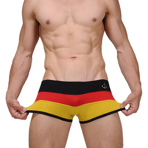 Amazingmen's Sexy Underwearstriped Cotton Boxer Underpants M L Xl 1