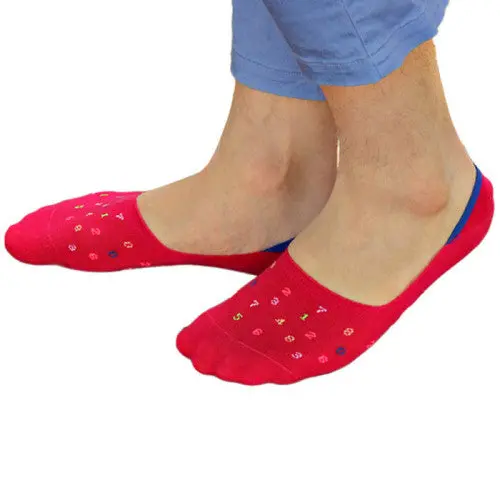 Amazmen's Invisibile Short Socks Cotton Blends Antiskid Socks 2