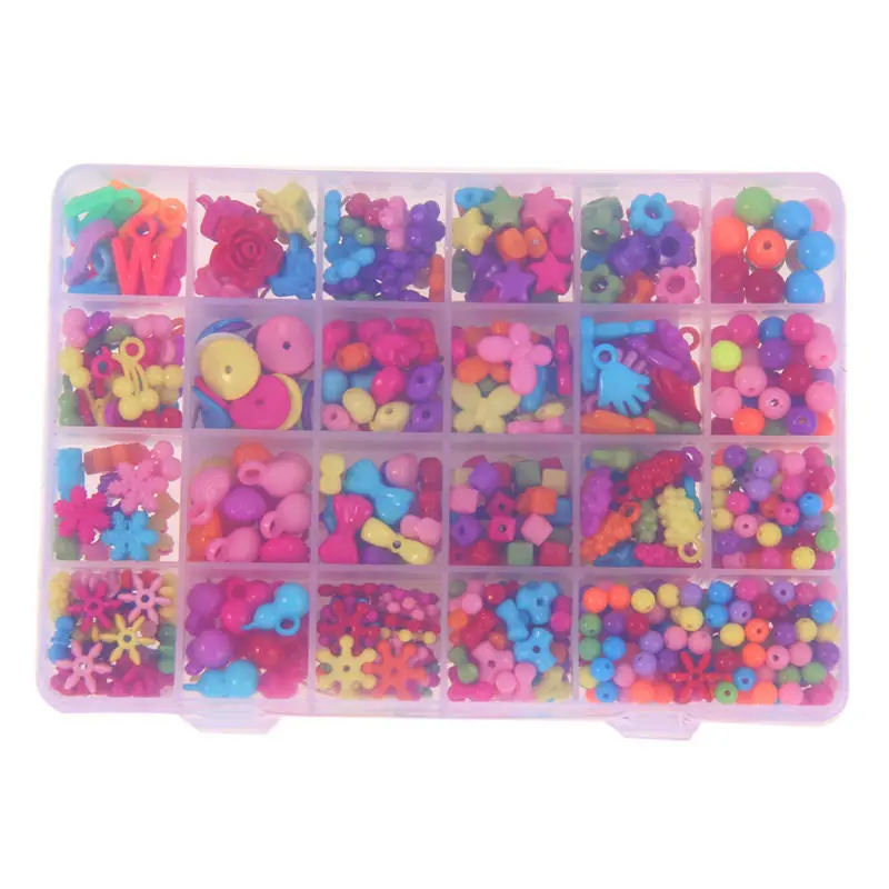Amblyopia Cy Color Diy Bracelet Wear Beads Kids Toys For Children Geometric Personalized Jigsaw Puzzle Educational Toy 2