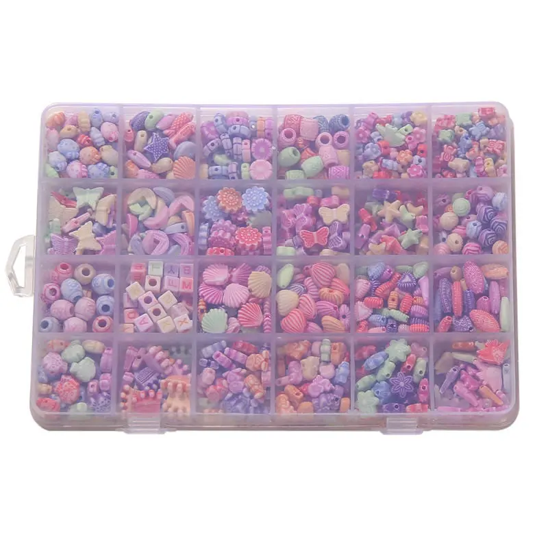 Amblyopia Cy Color Diy Bracelet Wear Beads Kids Toys For Children Geometric Personalized Jigsaw Puzzle Educational Toy 4