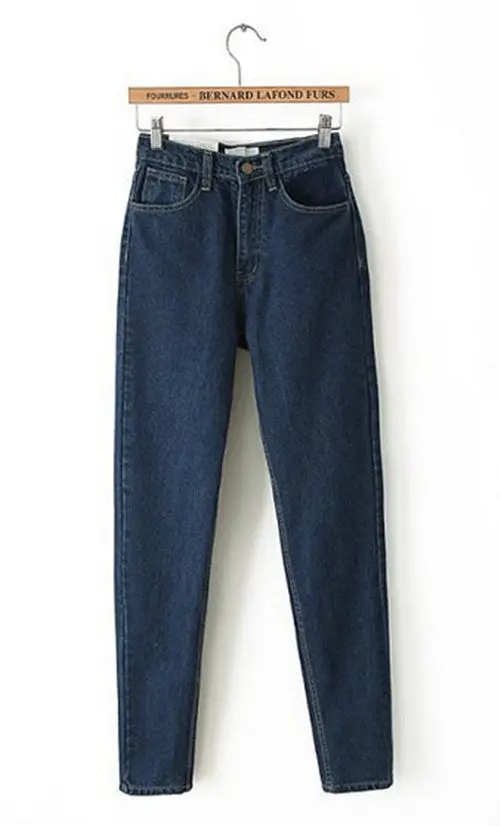 American Apparel Aa High Waist Denim Jeans Retro Street Harem Pants Legging Trousers Dark Blue , Light Blue 1