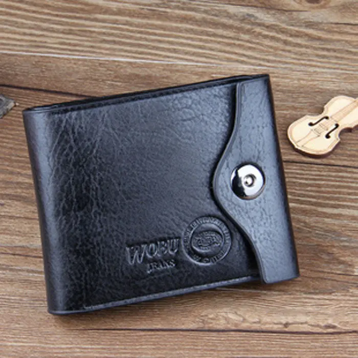 And Exquisite Mens Leather Bifold Id Cards Holder Coin Pocket Bag Slim Purse 2