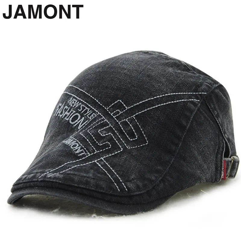 Andthin Cotton Cap Hat Gentle British Style Simple Leisure Cap All-Match Peaked Berets Cap 1