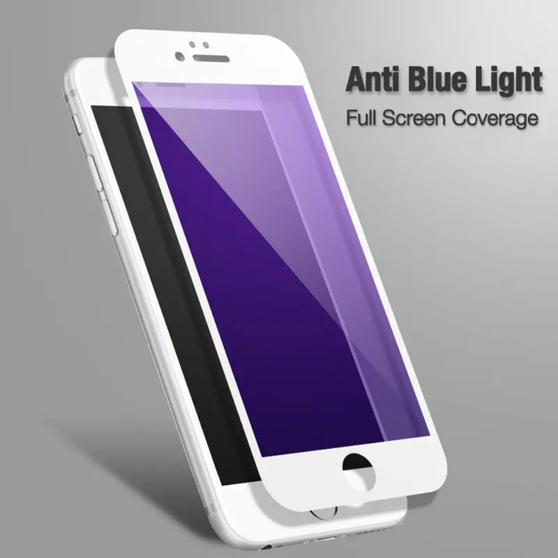 Anti-Blue Light 9H Tempered Glass Screen Protector Film For Iphone 6 6S Plus 1