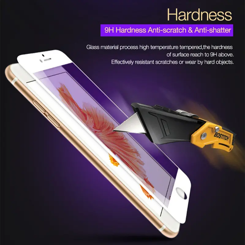 Anti-Blue Light 9H Tempered Glass Screen Protector Film For Iphone 6 6S Plus 2
