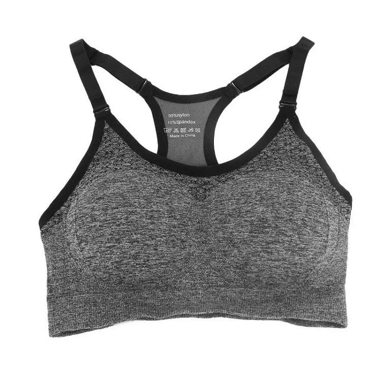 Anti Vibration Bra Stylish Yoga Training Running Padded Wireless Home Daily Sleep Bra Top Sportwear 7