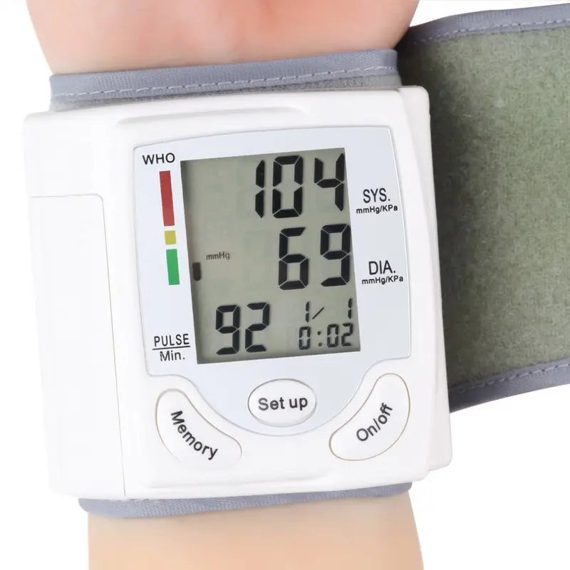 Arm Meter Pulse Wrist Blood Pressure Monitor Sphygmoometer 1