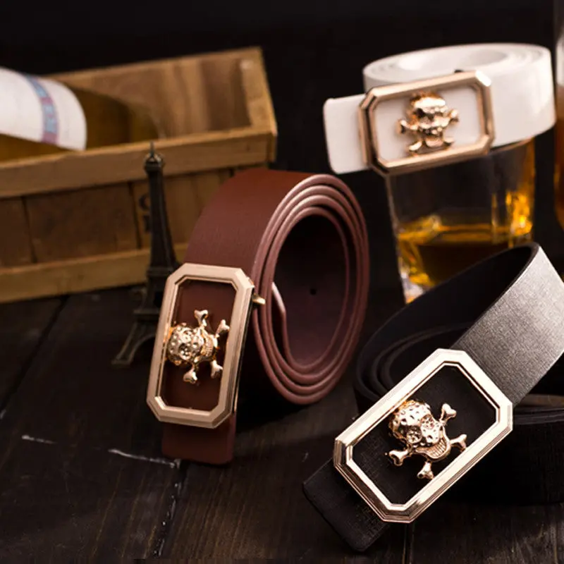 Arrival Men Waistband Casual Dress Belt Business Buckle Automatic Waistband Casual Pu Leather Belt 1