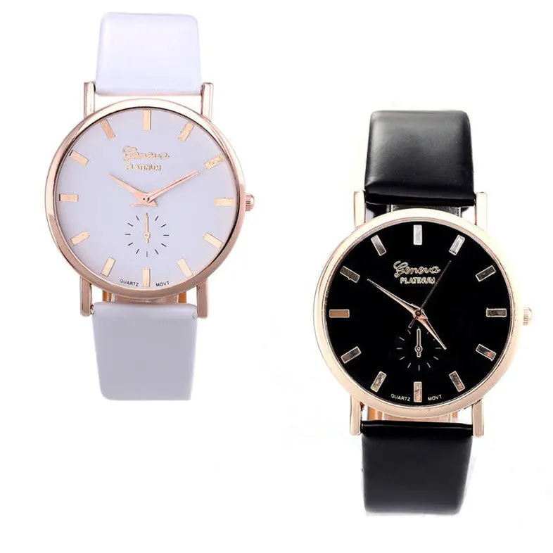Arrival Women Lady Watch Leather Band Bracelet Watch Analog Quartz Wrist Watch Casual Girls Montre Relogio 1