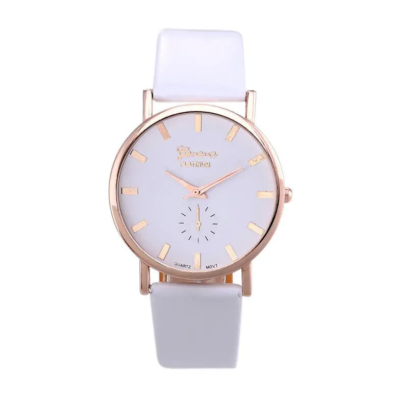 Arrival Women Lady Watch Leather Band Bracelet Watch Analog Quartz Wrist Watch Casual Girls Montre Relogio 2