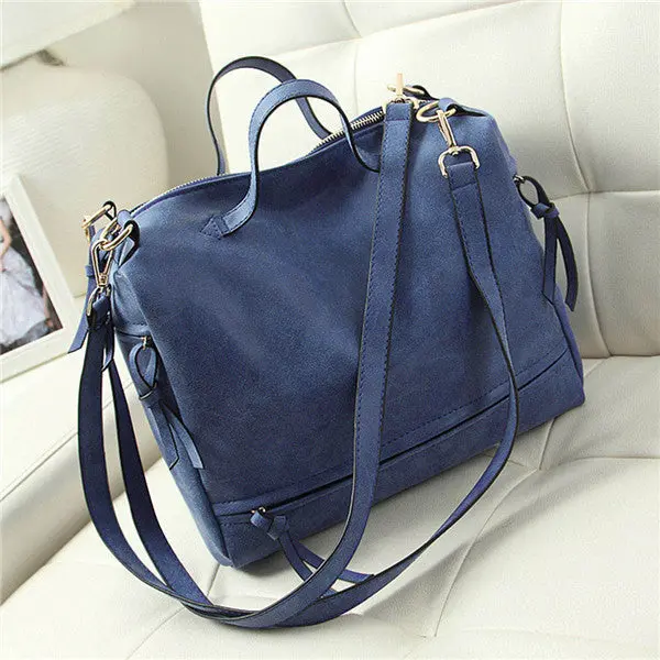 Arrive Women Shoulder Bags Nubuck Leather Vintage Messenger Bag Crossbody Bags Women Luxury Hbags Bolsas 1