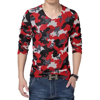 Arrivingt Shirts Nets Yarn Breathable Long Sleeve T-Shirt Slim Big Size T Shirts For 1