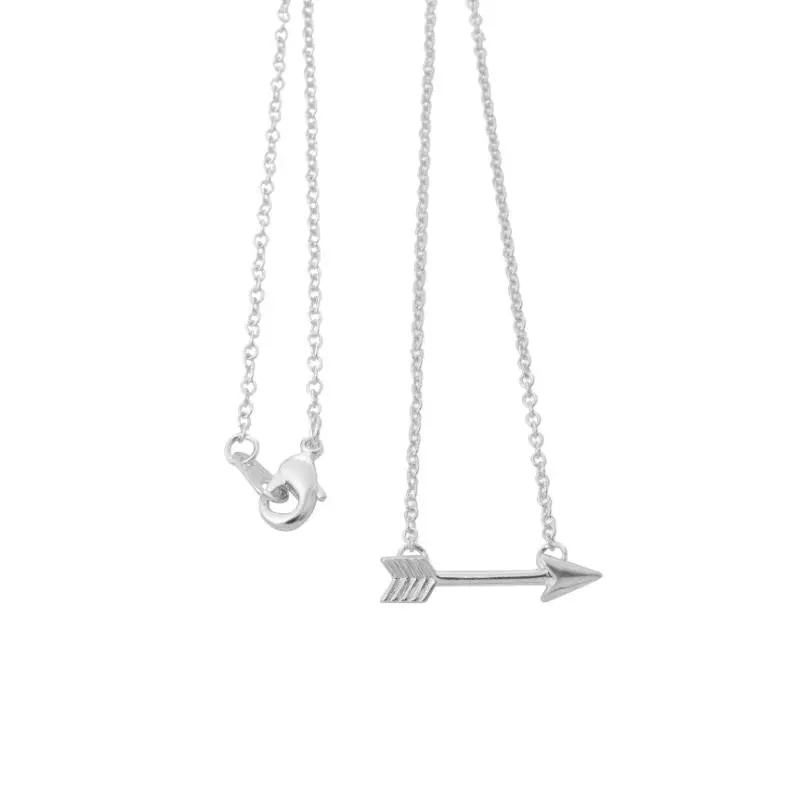 Arrow Shape Necklaces Trendy Long Chain Statet Pendant Necklaces 10Pcs-N003 1